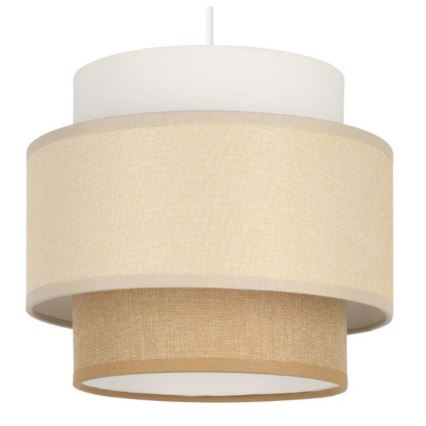 Brilagi - Pendellampa med vajer RESNA 1xE27/60W/230V Ø 20 cm krämvit/beige