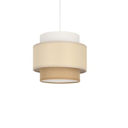 Brilagi - Pendellampa med vajer RESNA 1xE27/60W/230V Ø 20 cm krämvit/beige