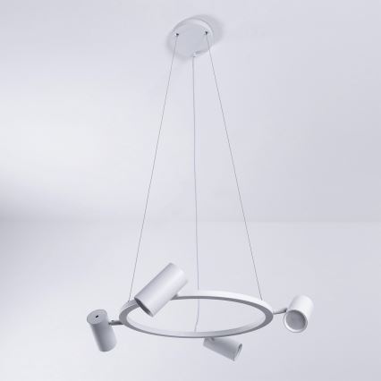 BRILAGI - Pendellampa med vajer SELE 4xGU10/30W/230V vit