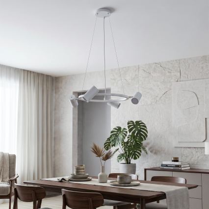 BRILAGI - Pendellampa med vajer SELE 4xGU10/30W/230V vit