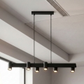 Brilagi - Pendellampa med vajer SELE 6xGU10/30W/230V svart