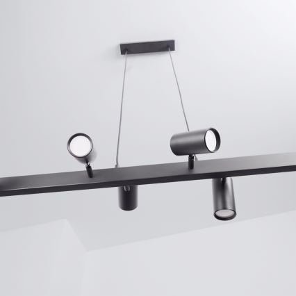 Brilagi - Pendellampa med vajer SELE 6xGU10/30W/230V svart