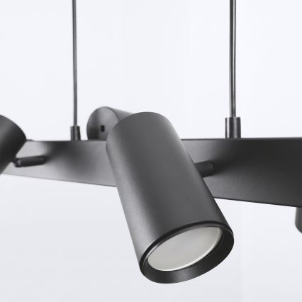 Brilagi - Pendellampa med vajer SELE 6xGU10/30W/230V svart