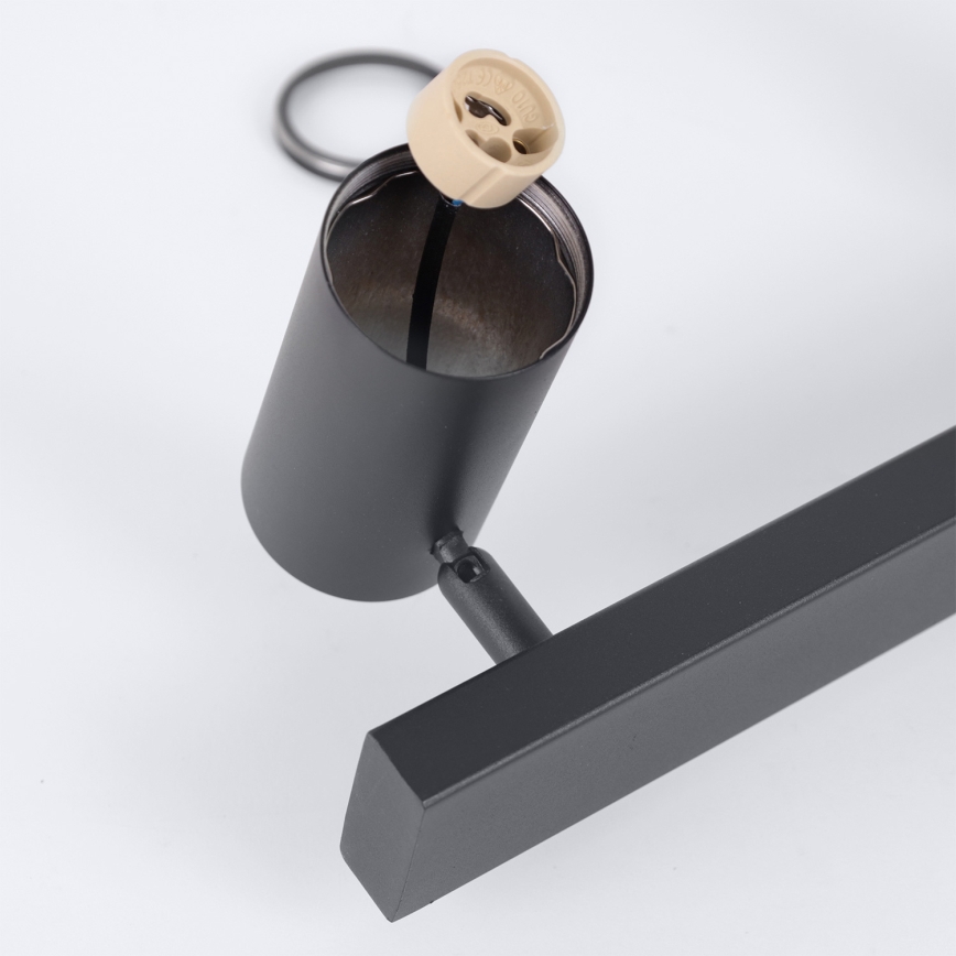 Brilagi - Pendellampa med vajer SELE 6xGU10/30W/230V svart