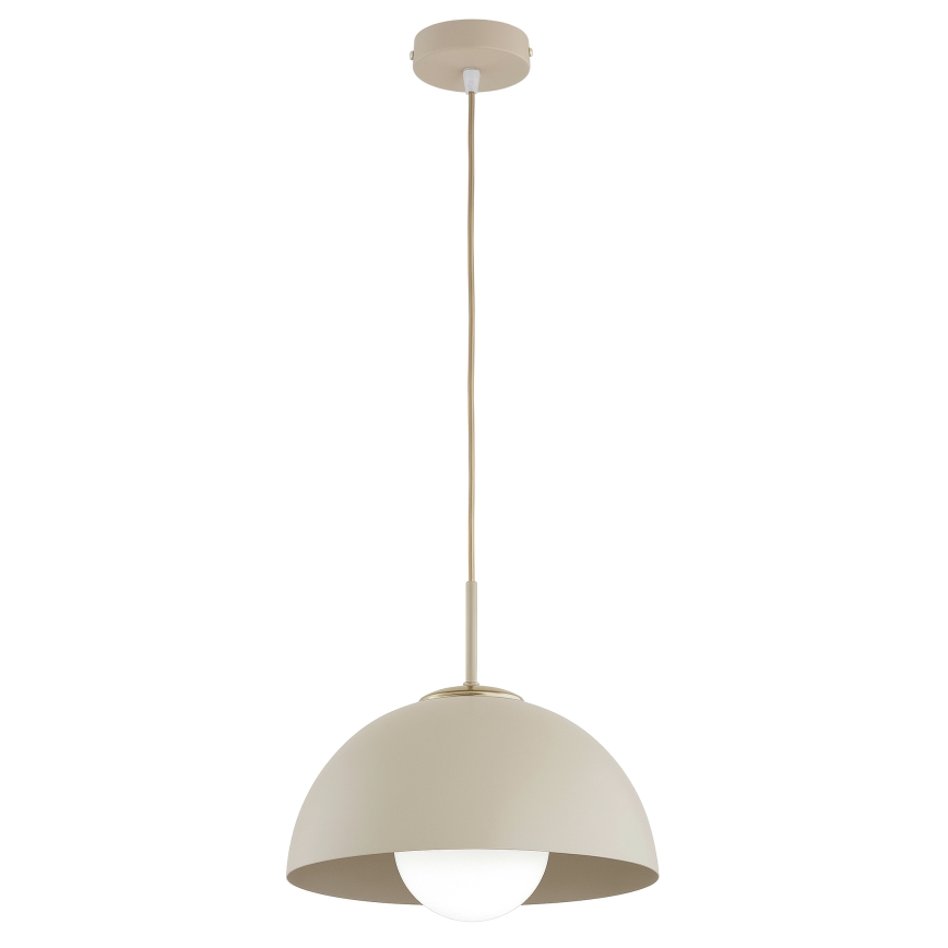 Brilagi - Pendellampa på kabel COSMO 1xE27/60W/230V Ø 30 cm beige/guld