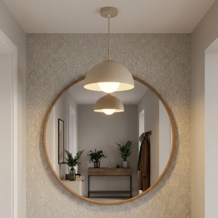 Brilagi - Pendellampa på kabel COSMO 1xE27/60W/230V Ø 30 cm beige/guld