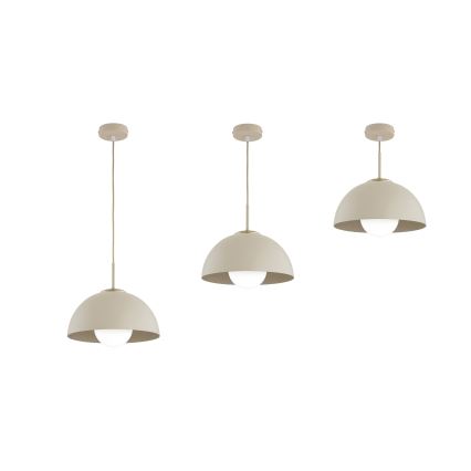 Brilagi - Pendellampa på kabel COSMO 1xE27/60W/230V Ø 30 cm beige/guld