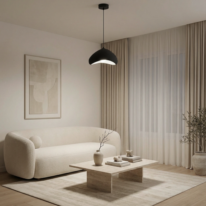 Brilagi - Pendellampa på kabel WABI SABI 1xE27/40W/230V Ø 33 cm svart