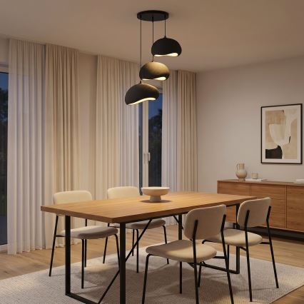 Brilagi - Pendellampa på sladd WABI SABI 3xE27/40W/230V Ø 60 cm svart