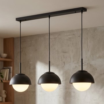 BRILAGI - Pendellampa på vajer COSMO 3xE27/60W/230V svart