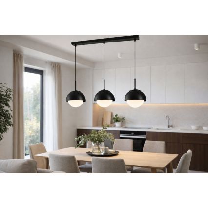 BRILAGI - Pendellampa på vajer COSMO 3xE27/60W/230V svart