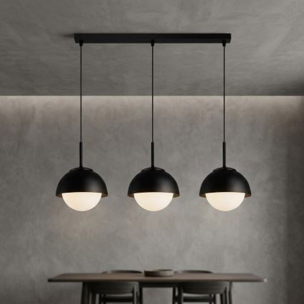 BRILAGI - Pendellampa på vajer COSMO 3xE27/60W/230V svart