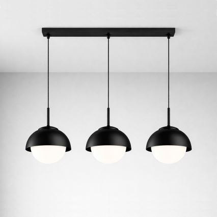 BRILAGI - Pendellampa på vajer COSMO 3xE27/60W/230V svart