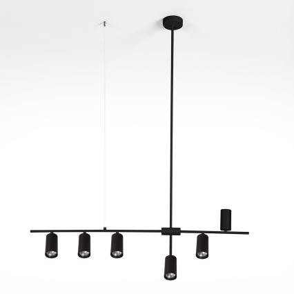 Brilagi - Pendellampa på vajer CRANE 6xGU10/30W/230V svart