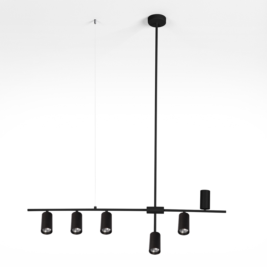 Brilagi - Pendellampa på vajer CRANE 6xGU10/30W/230V svart