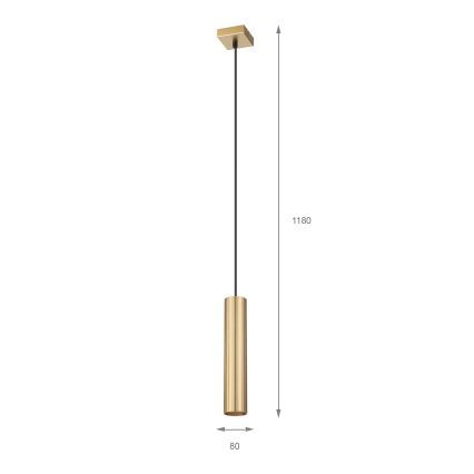 Brilagi - Pendellampa på vajer CRISPINA 1xGU10/10W/230V guld