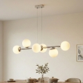 Brilagi - Pendellampa på vajer MALONY 6xE14/20W/230V blank krom