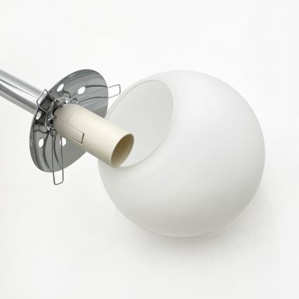 Brilagi - Pendellampa på vajer MALONY 6xE14/20W/230V blank krom