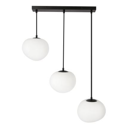 BRILAGI - Pendellampa på vajer PEBBLES 3xE27/40W/230V svart
