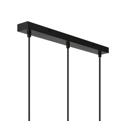 BRILAGI - Pendellampa på vajer PEBBLES 3xE27/40W/230V svart