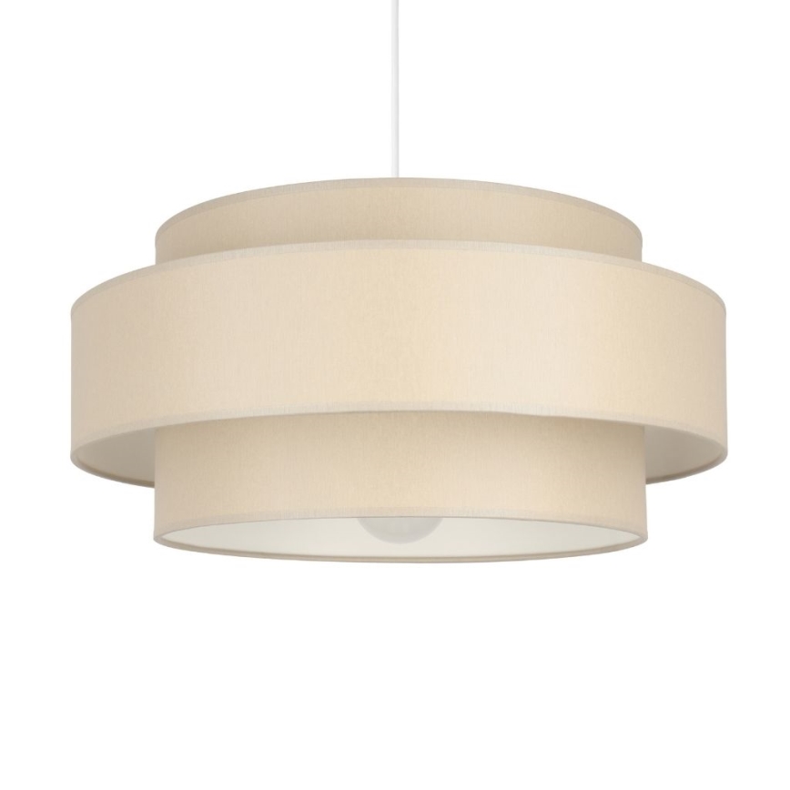 Brilagi - Pendellampa på vajer RESNA 1xE27/60W/230V Ø 40 cm beige