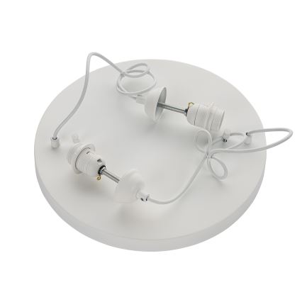 Brilagi - Pendellampa på vajer WABI SABI 2xE27/40W/230V Ø45 cm vit