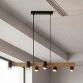 Brilagi - Pendellampa SELE 6xGU10/30W/230V svart/ekdekor