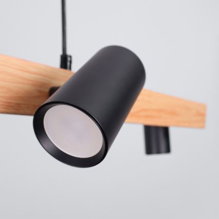 Brilagi - Pendellampa SELE 6xGU10/30W/230V svart/ekdekor