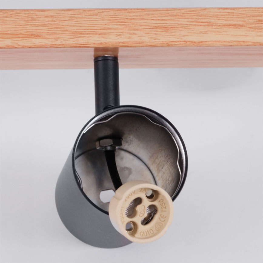 Brilagi - Pendellampa SELE 6xGU10/30W/230V svart/ekdekor