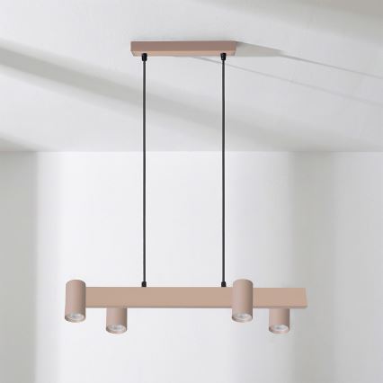 Brilagi - Pendellampa SELE med kabel 4xGU10/30W/230V beige