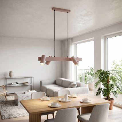 Brilagi - Pendellampa SELE med kabel 4xGU10/30W/230V beige