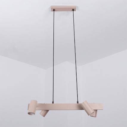 Brilagi - Pendellampa SELE med kabel 4xGU10/30W/230V beige