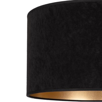 Brilagi - Pendellampa VELVET med kabel 1xE27/60W/230V Ø 40 cm svart/guld