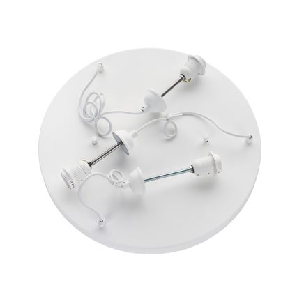 Brilagi - Pendellampa WABI SABI med kabel 3xE27/40W/230V Ø 82 cm vit