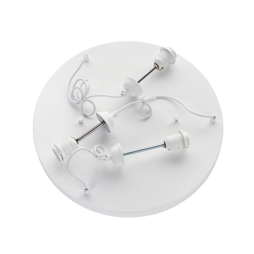 Brilagi - Pendellampa WABI SABI med kabel 3xE27/40W/230V Ø 82 cm vit