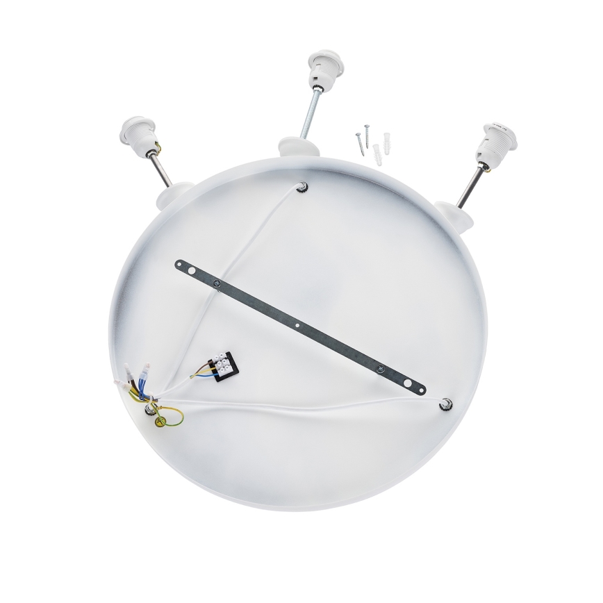 Brilagi - Pendellampa WABI SABI med kabel 3xE27/40W/230V Ø 82 cm vit