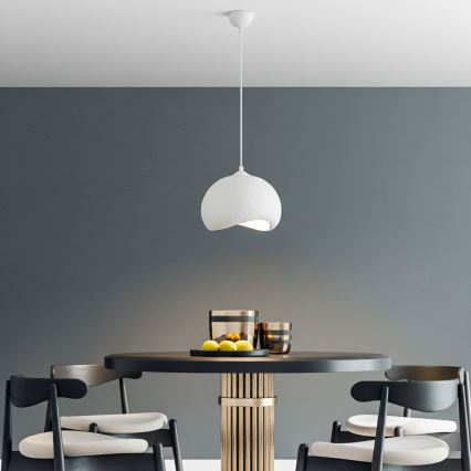 Brilagi - Pendellampa WABI SABI på sladd 1xE27/40W/230V, Ø 34 cm, vit