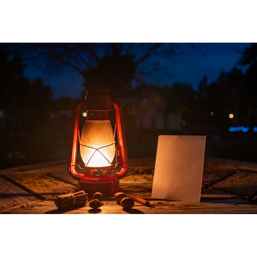 Brilagi - Fotogenlampa LANTERN 31 cm röd