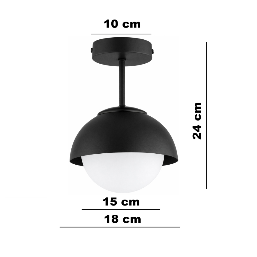 BRILAGI - Plafond COSMO 1xE27/60W/230V svart