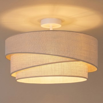 Brilagi - Plafondlampa ARROW 1xE27/60W/230V Ø 45 cm beige