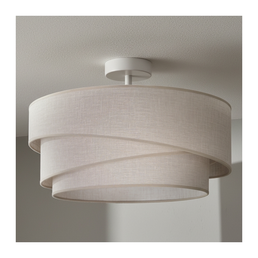 Brilagi - Plafondlampa ARROW 1xE27/60W/230V Ø 45 cm beige