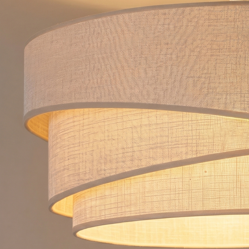 Brilagi - Plafondlampa ARROW 1xE27/60W/230V Ø 45 cm beige