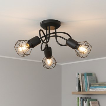 Brilagi - Plafondlampa CAGE 3xE14/40W/230V