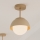 Brilagi - Plafondlampa COSMO 1xE27/60W/230V beige/guld