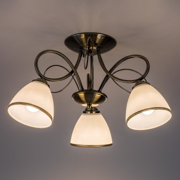 Brilagi - Plafondlampa FRED 3xE27/60W/230V Ø59 cm brons