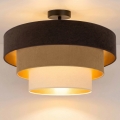 Brilagi - Plafondlampa LUNETA 1xE27/60W/230V Ø 40 cm brun/beige/krämfärgad