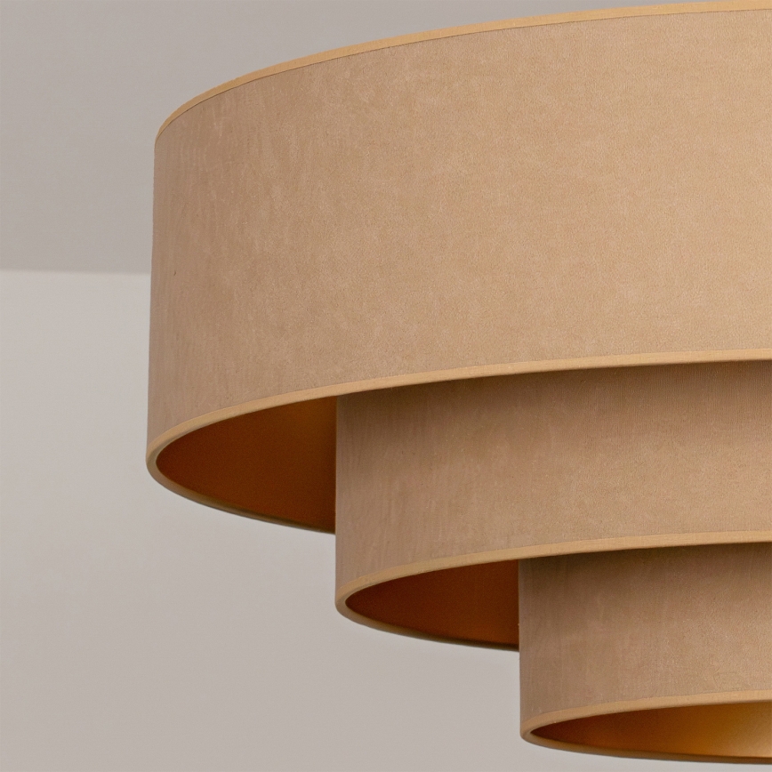 Brilagi - Plafondlampa LUNETA 3xE27/60W/230V Ø 80 cm beige/guld