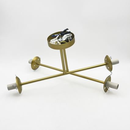 Brilagi - Plafondlampa MALIVA 4xE14/15W/230V guld/vit