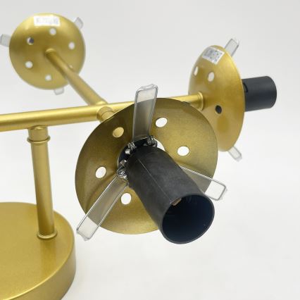 Brilagi - Plafondlampa MALONY 6xE14/20W/230V guld