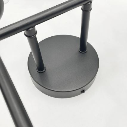 Brilagi - Plafondlampa MALONY 6xE14/20W/230V svart
